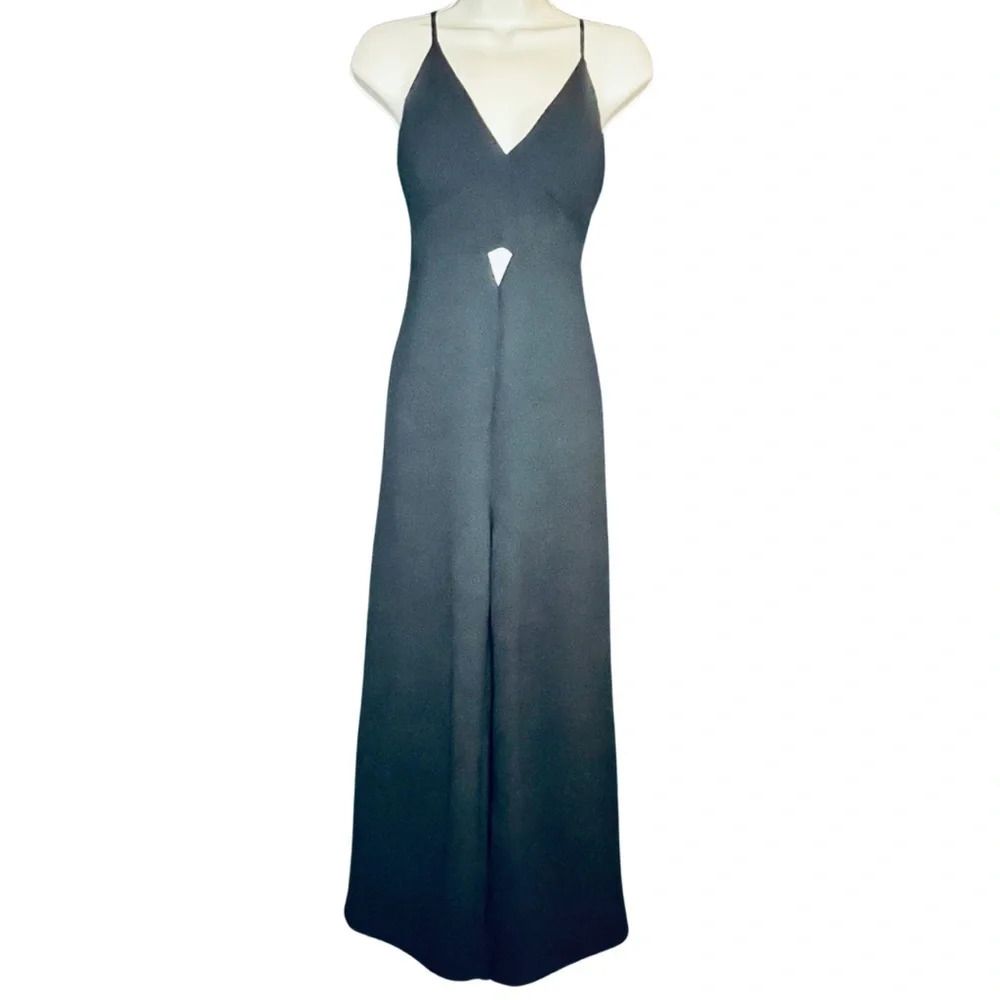Joe & Elle Navy Blue Cut-Out Jumpsuit